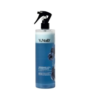 SPRAY ACONDICIONADOR BIFÁSICO ARANDANOS AZUL Y CARDAMOMO 500ML (YUNSEY)