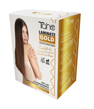 PACK LAMINATE GOLD (CHAMPÚ 300ML + MASCARILLA 300ML + CREMA PEINADO 100ML) (TAHE LAMINATE GOLD)