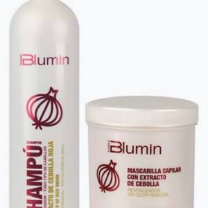 PACK CEBOLLA ROJA (CHAMPÚ 1000ML + MASCARILLA 700ML) (TAHE BLUMIN)