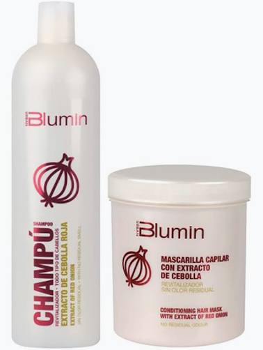 PACK CEBOLLA ROJA (CHAMPÚ 1000ML + MASCARILLA 700ML) (TAHE BLUMIN)