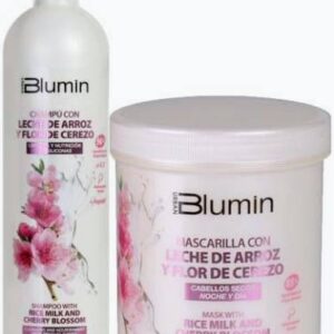 PACK LECHE DE ARROZ Y FLOR DE CEREZO (CHAMPÚ 1000ML + MASCARILLA 700ML)(TAHE BLUMIN)