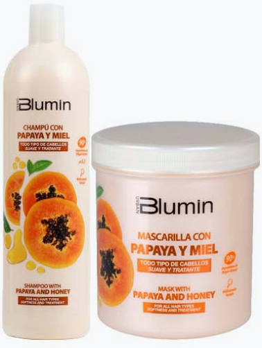 PACK PAPAYA Y MIEL ( CHAMPU 1000ML + 700ML) ( TAHE BLUMIN)